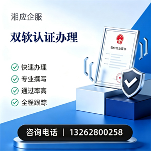 景德镇双软认证申报服务