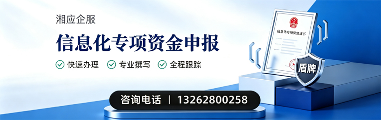景德镇信息化专项资金申报服务