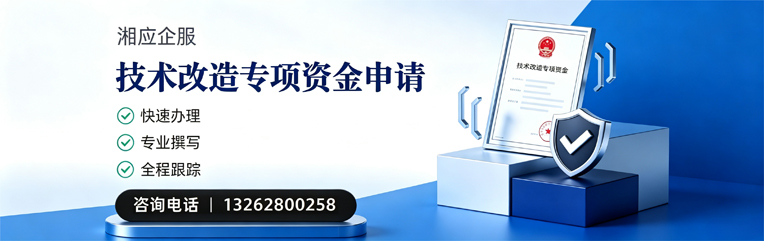 景德镇技术改造专项资金申报服务