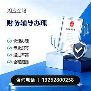 景德镇财务辅导申请服务