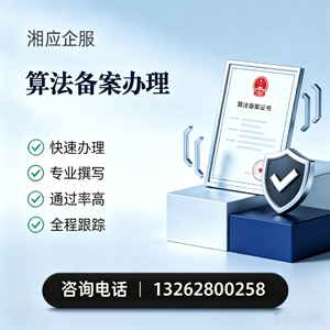 景德镇算法备案申报服务