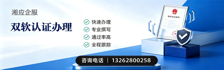 景德镇双软认证申报服务